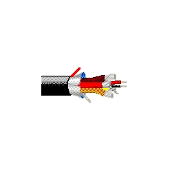 Multi-Conductor - CMR Rated Cable 8 24 AWG PR BFS PVC FS PVC Black