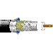 Coax - CATV Cable 14 AWG GIFHDLDPE SH FS LDPE Black
