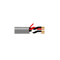 Multi-Conductor - Commercial Applications 2-Pair 22 AWG PP FRPVC Gray