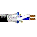 Twinax - Twinaxial Cable 2 16 AWG FPE Shield PVC Black