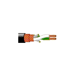 Multi-Conductor - Two-Conductor, Low-Impedance Cable 2 24 AWG PVC DBLS PVC Black, Matte