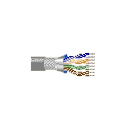 Multi-Conductor - Low Capacitance Computer Cable for EIA RS-232 Applications 6-Pair 24 AWG PVCR Shield PVC Chrome