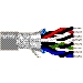 Multi-Conductor - Low Capacitance Computer Cable for EIA RS-232/422 5-Pair 28 AWG PP SH PVC Chrome