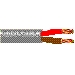 Multi-Conductor Cable, 2 Conductors, 16 AWG, 19x29 Strands, Bare Copper, PVC Insulation, PVC Jacket