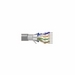 Multi-Conductor - Low Capacitance Computer Cable for EIA RS-232/422 12-Pair 24 AWG PER SH PVC Chrome