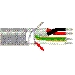Multi-Conductor - Water-Blocked for Indoor/Outdoor Use 1 FS PR + 2 22 AWG S-R PVC PVC Gray