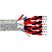 Power Limited Tray Cable, 4 Pairs, 18 AWG, 19x30 Strands, 300V, Tinned Copper, PVC Insulation, PCV Jacket