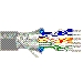 Multi-Conductor - Low Capacitance Computer Cable for EIA RS-232/422 3-Pair 24 AWG PER SH PVC Chrome