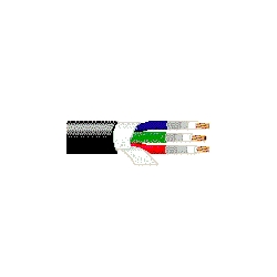 Coax - Bundled RGB Coaxial Cable 3 26 AWG FPE SH PVC PVC Black