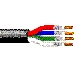 Coax - RG-59/U 4 20 AWG PE/GIFHDPE SH FRPVC PVC Black, Matte