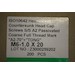 M6 X 20 A2 S/ST HEX SKT CSK HDSCREW ISO10642/DIN7991