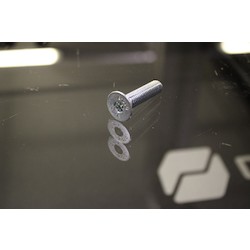 M8 X 35 10.9 HEX SKT CSK HD   SCREW ZINC/CLEAR CR3 DE-EM    ISO10642/DIN7991