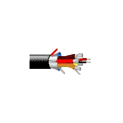 Multi-Conductor - CMR Rated Cable 32 22 AWG FS PR PVC FS PVC Black
