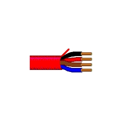 Multi-Conductor - Commercial Applications 4 22 AWG PP FRPVC Red