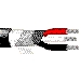 Multi-Conductor - Three-Conductor, Low-Impedance Cable 3 24 AWG CS EPDM BRD,CS SBR Black