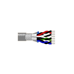 Multi-Conductor - Low Capacitance Computer Cable for EIA RS-232 Applications 15-Pair 22 AWG PVC Shield PVC Chrome