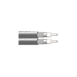 Coax - 735A* Series 26 AWG PE BRD PVC DUAL Gray