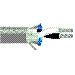 Multi-Pair Cable, 1 Pair, 20 AWG, 7x28 Strands, Tinned Copper, Twisted Pair, PE Insulation, PVC Jacket