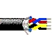 Multi-Conductor - Audio, Control and Instrumentation Cable 2-Pair 22 AWG FHDPE Shield PVC Black