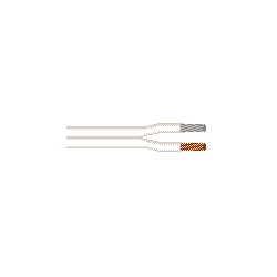 Multi-Conductor - High-Conductivity Copper Speaker Cable Parallel Zip Const 2 14 AWG PVC Parallel Clear, Transparent
