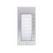 IP Intercom Extender Panel, 100 MM Width x 29 MM Depth x 210 MM Height, With 8 x 1 Button