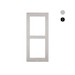 IP Intercom Frame, 2-Module, Surface Mount