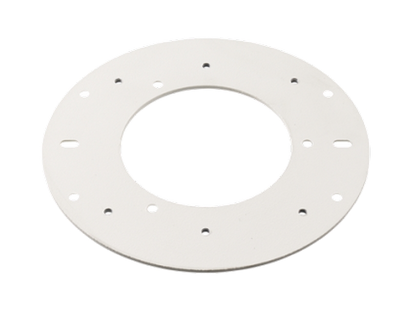 Adapter Plate, RAL 9003, White for Dome Camera
