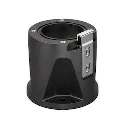 Deep conduit mount, M25 holes, black