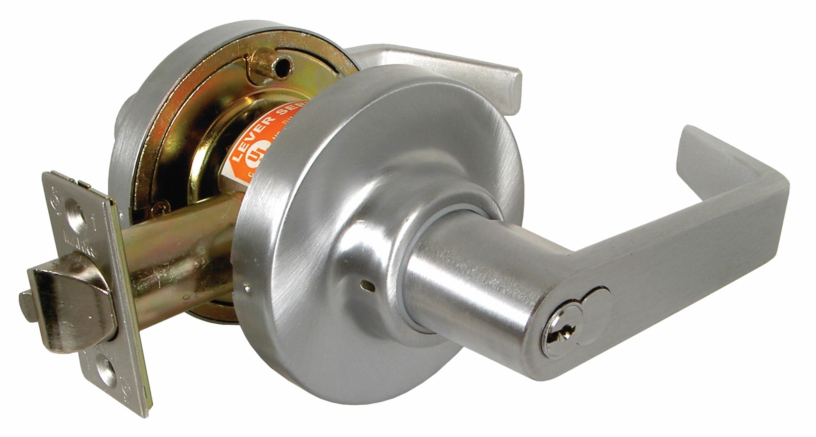 Cylindrical American Lever Lockset, ANSI: Grade 1, Function: Entry Lock ...