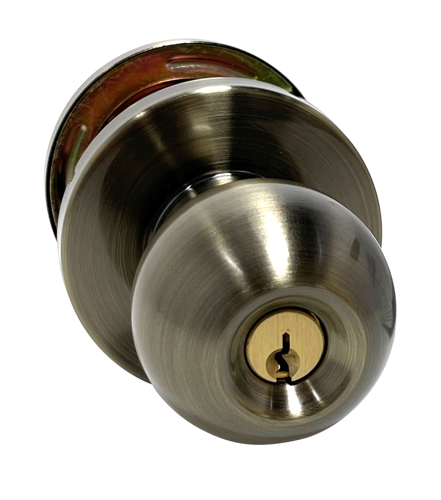 Cylindrical Knob Set, ANSI: Grade 2, Function: Entry with Push ...
