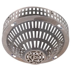 Smoke Detector Cover / Stainless Steel / Surface