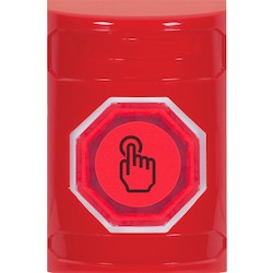 STOPPER Station Buttons - Buttons With Universal Stopper Flush (STI-13010), Turn-to-Reset Illuminated