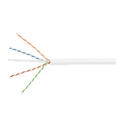 CS44ZC Category 6A U/UTP Cable, low smoke zero halogen, violet jacket, 4 pair count, 1000 ft (305 m) length, CommPak box. CPR Rating: CCA