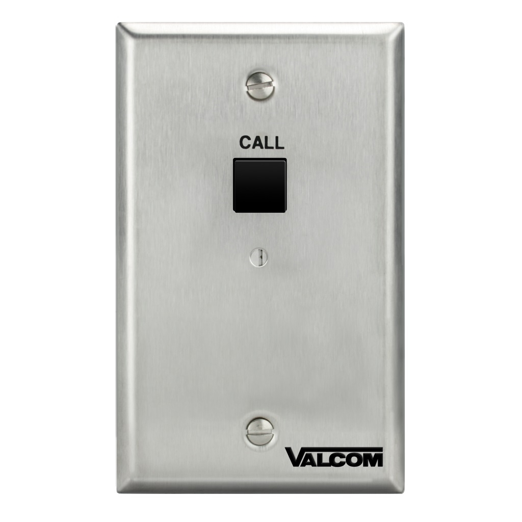 Call Button,Brushed,Stainless Steel Enclosure,4.5 in. Ht,2-3/4 in. Wd,1 ...