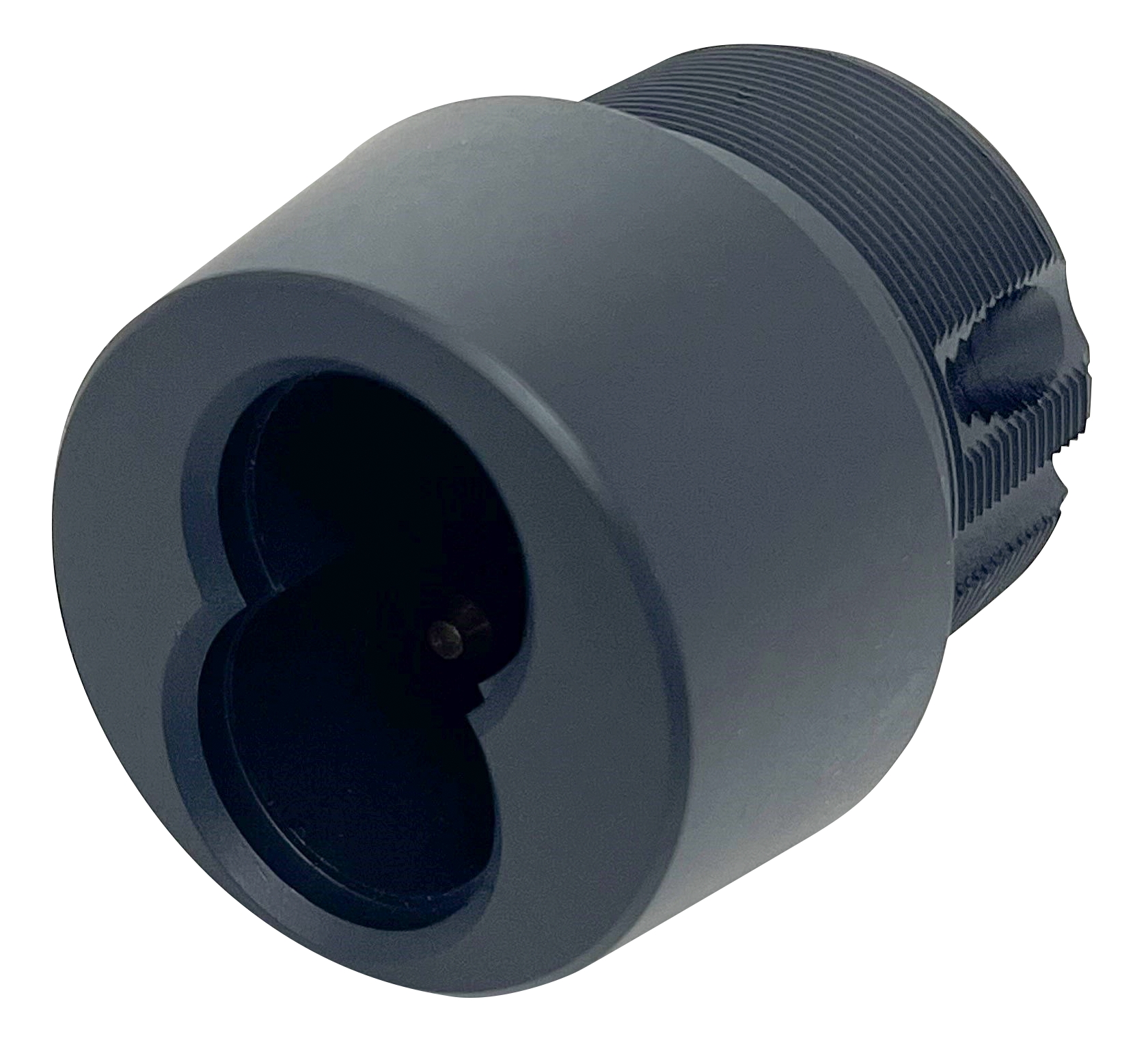 Cylinder Shell, US19 Flat Black-Coated, For Use With 7 Pin Adams Rite ...