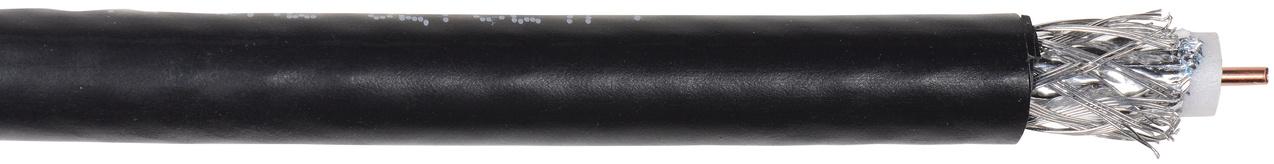 RG6 18 AWG CCS FEP QUAD PVC JKT BLK CMP FT6 1000' REEL