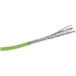 4P 24AWG CAT6A U/UTP LSOH     GREEN DATA CABLE 500M REELS   CPR CCA,S1A,D0,A1