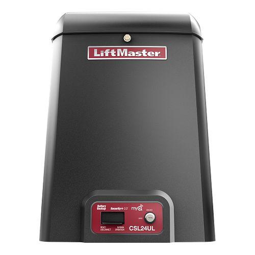 Gate Operator, Black, Steel, 120/230 VAC, 24 VDC, 500 mA