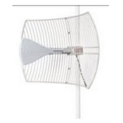 OUTDOOR PARABOLIC ANTENNA 25DB600-6500MHZ HI-GAIN, NF CONN  VERTICAL, POLARIZED