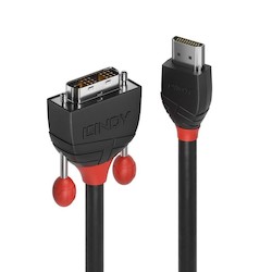 2M HDMI TO DVI CABLE          BLACK LINE