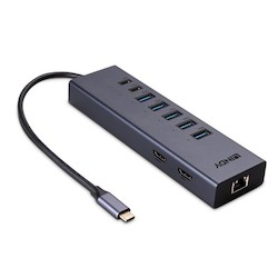 USB-C LAPTOP MINI DOCKING     STATION 2X 4K HDMI