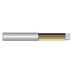 Communication-Control-Industrial-Cable, Communication-Control, 6 Conductor, 26 AWG, Unshielded, 150 V, PVC Jacket, PP Insulation, 0.09 Jacket Diameter, 0.024 Jacket Thickness, 0.037 Core Diameter, 7/34 Stranding