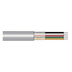 Manhattan-Electrical-Cables, Audio_Video, 6 Conductor, 18 AWG, Unshielded, 300 V, PVC Jacket, PVC Insulation, 0.288 Jacket Diameter, 0.025 Jacket Thickness, 16/30 Stranding