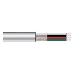 Communication-Control-Industrial-Cable, Communication-Control, 2 Conductor, 24 AWG, Unshielded, 600 V, PVC Jacket, IRRPVC Insulation, 0.155 Jacket Diameter, 0.032 Jacket Thickness, 7/32 Stranding
