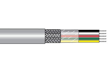 Multi-Conductor Cable,20 AWG,15 Conductor,26 x 34 Strand,Tin-Plated ...