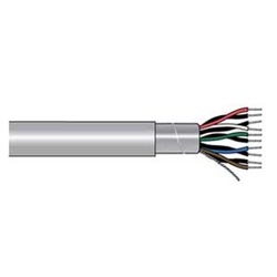 Communication-Control-Industrial-Cable, Communication-Control, 1 Pair, 18 AWG, Foil, 300 V, PVC Jacket, PVC Insulation, 0.226 Jacket Diameter, 0.032 Jacket Thickness, 16/30 Stranding