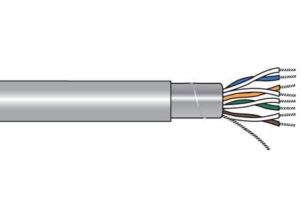 Communication and Control Cable, Gray(Slate), 24AWG, Tinned Copper ...