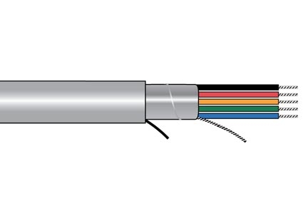 24-50C STR TNC PVC FOIL SHD PVC JKT CM 300V 75C AWM 80C EIA RS-232C