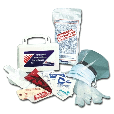 Safetec Universal Precautions Kit: Polybagged Kit
