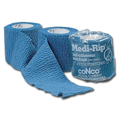 Hartmann Medi-Rip Self-Adherent Bandages: Blue, 2